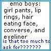 emo boys........