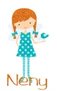 Bluebird of Happiness Angel - Neny