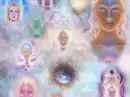 Angelic beings from light