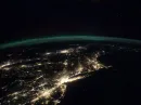 City lights from space