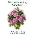 Peonies in Remembrance of Mother - Mietta