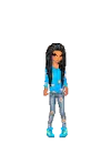 Blue girl