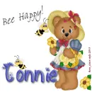 Connie - Bear - Flowers