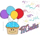 Mietta - Cupcake - Balloons