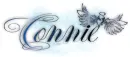 Connie-Blue angel wings