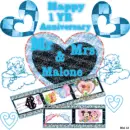 Happy 1 Yr Anniversary Mr. & Mrs. Malone