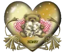 GLITTER TEXT - LOVE - TEDDYHEART