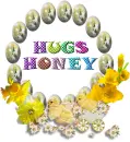 Glitter Text - Greetings - Hugs 