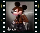 Mickey Mouse Wolverene Jenny
