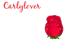 cute red bunny on a rose with text