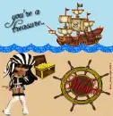 Melanie - Pirate Girl - Ship