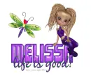 Melissa - Purple - Dragon Fly