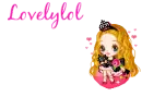 cute pink princess and text