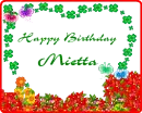 B'day - Mietta