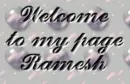 Welcome to my page - Ramesh