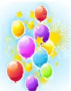Birthday Balloons - background