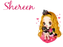 cute pink princess and text
