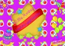 Birthday Background Little Monkey
