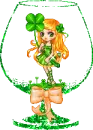 pixi in a glass