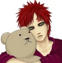Gaara and his teddy bear :)