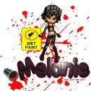 Melanie - Wet Paint - Sign