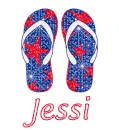 Flip Flops for Fourth - Jessi