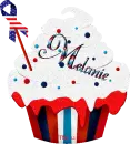 Melanie -Memorial Day Cupcake