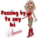 Annie - Passing by to say hi
