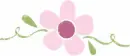 Pink flower - div