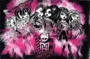 Monster high wallpaper with pink background