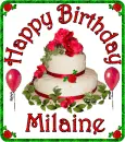 Happy Birthday - Milaine