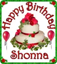 Happy Birthday - Shonna - fg