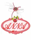 Anna -Cute Lady bug tag