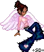 Brunette Pink Angel