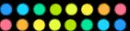 Rainbow dots background