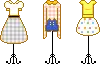 Pixel dolls dresses
