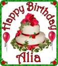Happy Birthday - Alia - fg