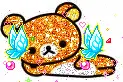 Glittery Rilakkuma Bear!