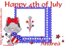 4th of July kitty - Andrea