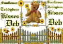 SunFlower Teddybear Kisses Deb