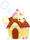 Candy bunny house