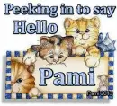 Peeking in to say hello - Pami - offer - fg