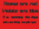 roses are red violets are blue 