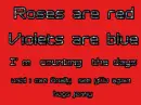 roses are red violets are blue - hugs jenny