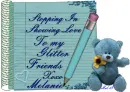 Stopping In Showing Love To My Glitter Friends Xoxo Melanie