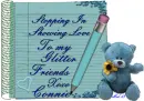 Stopping In To Show Love To My Glitter Friends Xoxo Connie