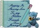 Stopping In To Show Love To My Glitter Friends Xoxo Jenny