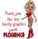 Florence - Thank You For The Lovely Graphic