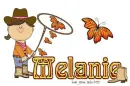 Melanie - Cowgirl - Butterflies