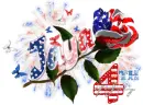 Jaya-4th of July Rose